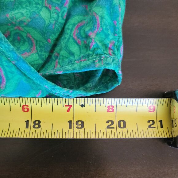 CLEARANCE The North Face Ladies Medium Green Geometric Sleeveless Outdoors Hike - Picture 4 of 4